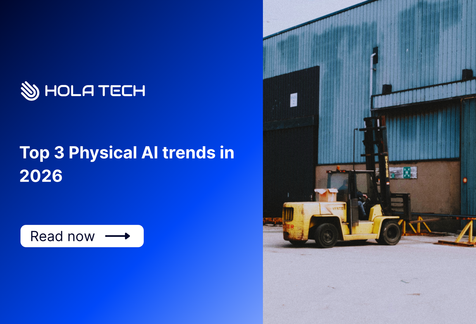 Top 3 Physical AI trends in 2026