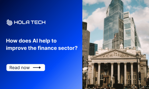 How does AI help to improve the finance sector?