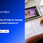 How does AI help to change the education industry?