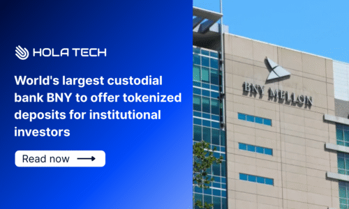 World's largest custodial bank BNY to offer tokenized deposits for institutional investors