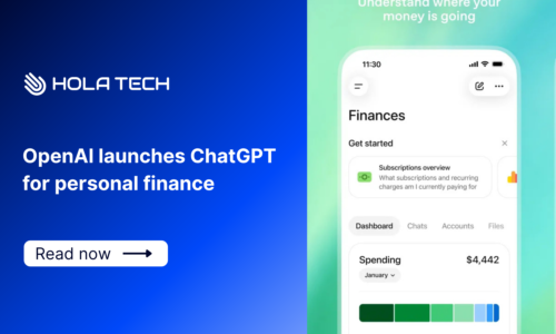 OpenAI launches ChatGPT for personal finance