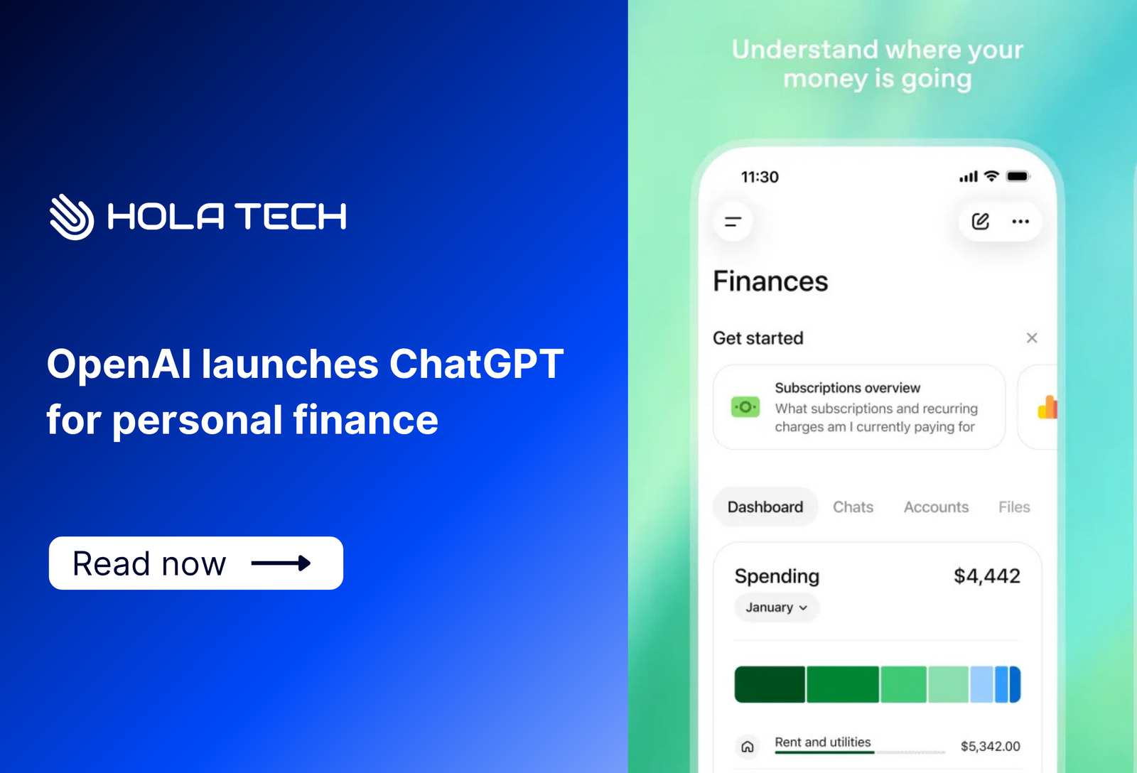 OpenAI launches ChatGPT for personal finance