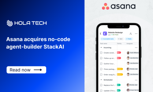 Asana acquires no-code agent-builder StackAI