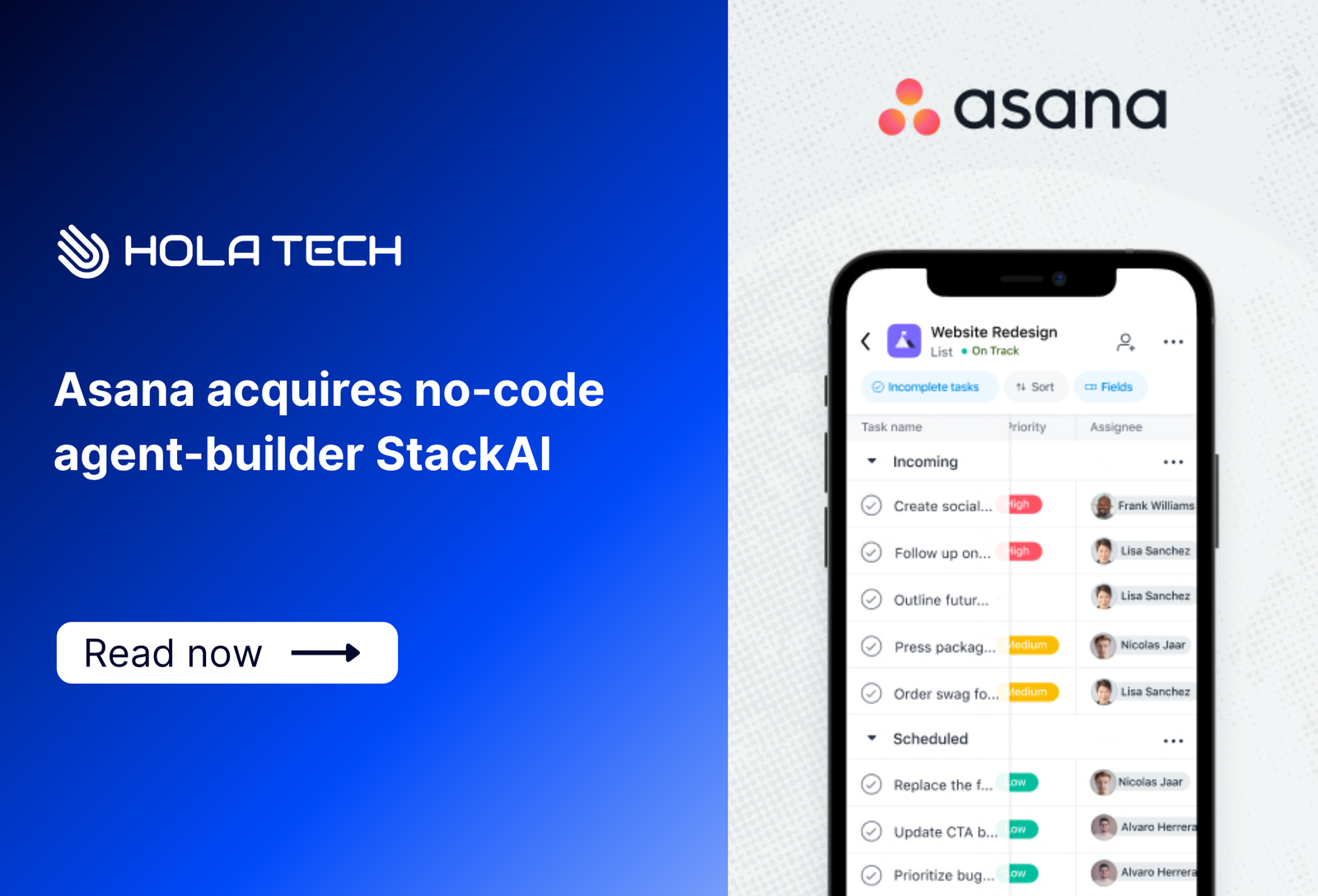 Asana acquires no-code agent-builder StackAI