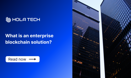 What is an enterprise blockchain solution?