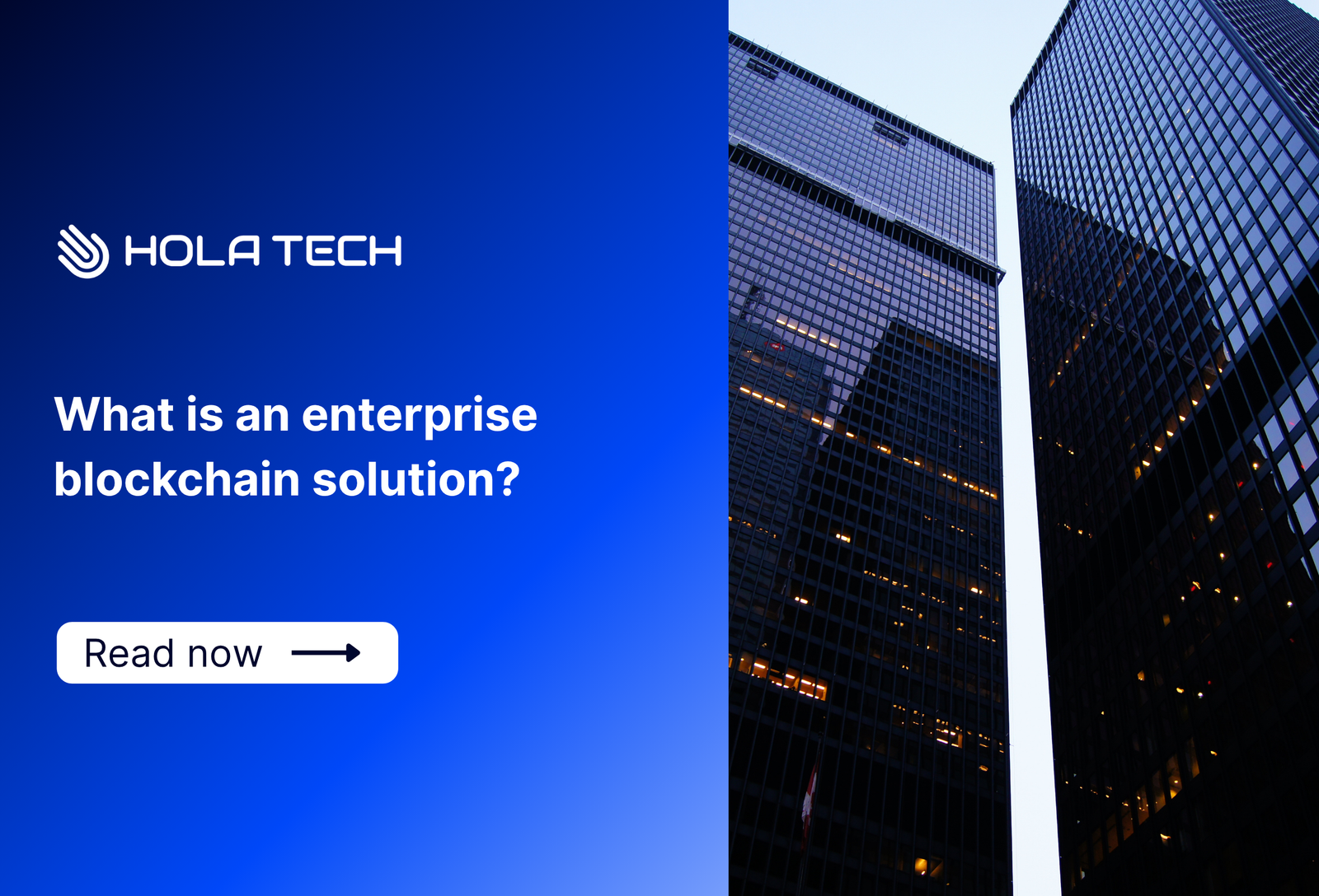 What is an enterprise blockchain solution?